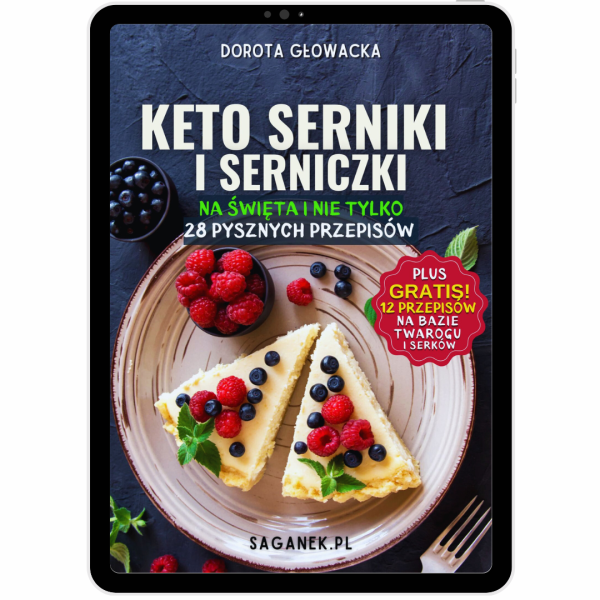 Keto serniki i serniczki - e-book Saganek