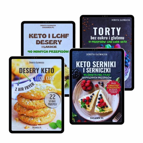Pakiet Desery Keto Low Carb + gratis!
