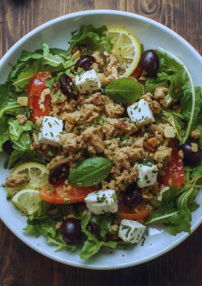 Sałatka białkowa bez jajek keto i low carb