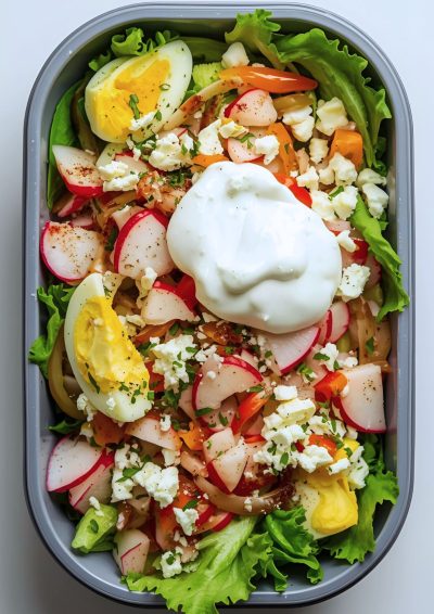 Sałatka keto i low carb do pudełka