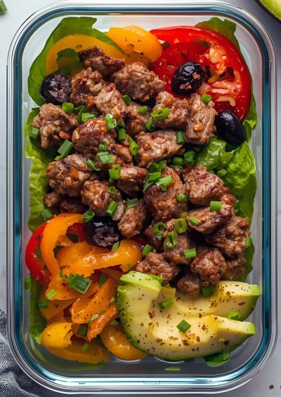 Mięsny lunchbox keto i low carb