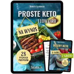 Pakiet e-booków Saganek – keto & low carb