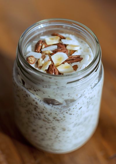 Deser chia keto ze słoika