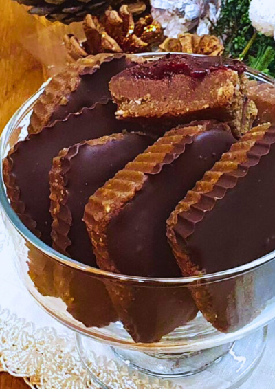 Czekoladowe ciastka keto low carb bez pieczenia
