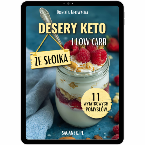 Desery ze słoika keto & low carb
